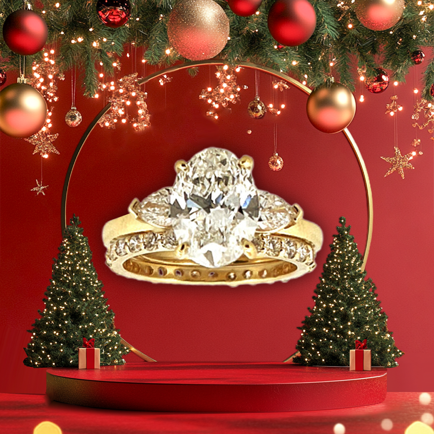 (🎁Exclusive New Year Offer - 70% Off) 𝐶𝑍𝑇𝐼𝐶𝐿𝐸™ 💖 Magnetic Moissanite Diamond Ring